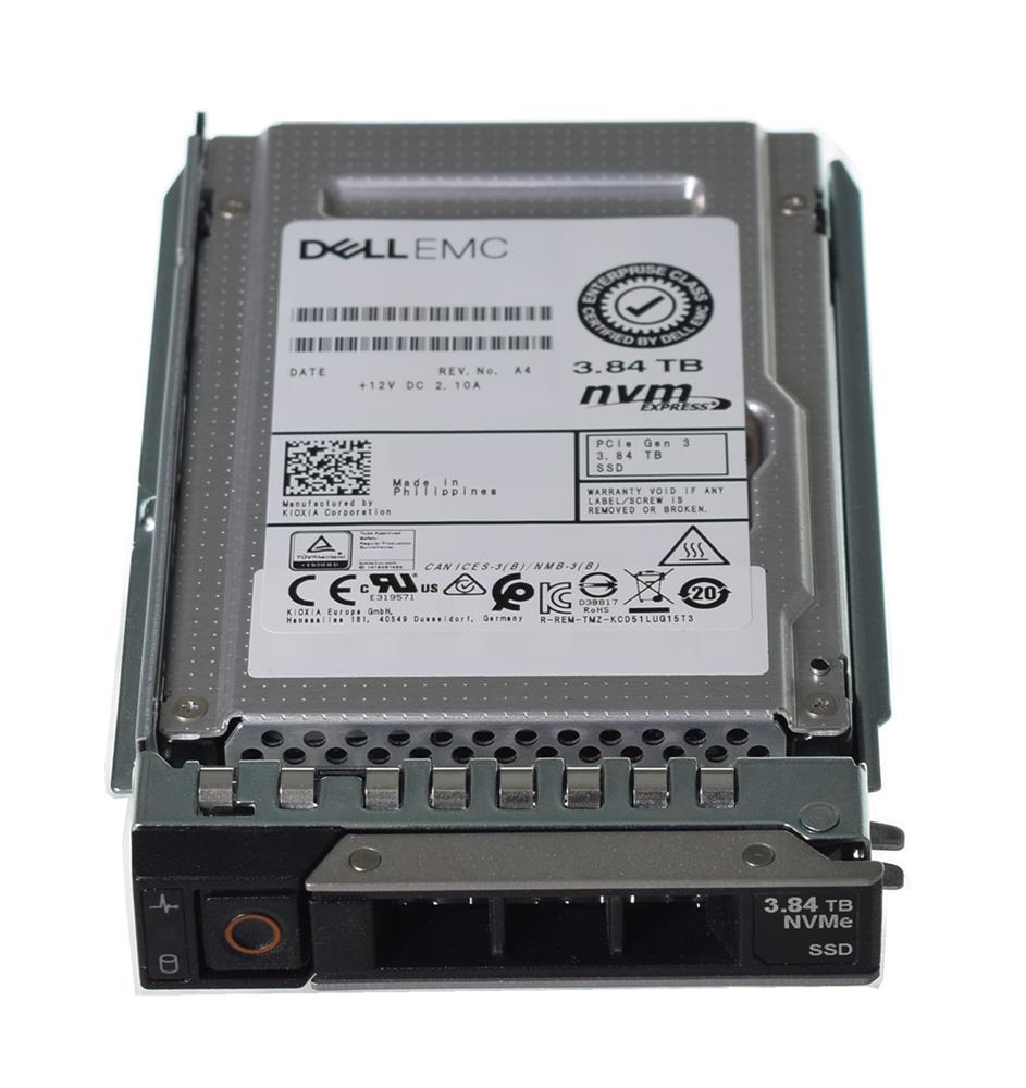 FMK52 Dell EMC 3.84TB PCI Express 4.0 x4 NVMe Read Intensive U.2 2.5-inch Internal Solid State Drive (SSD)