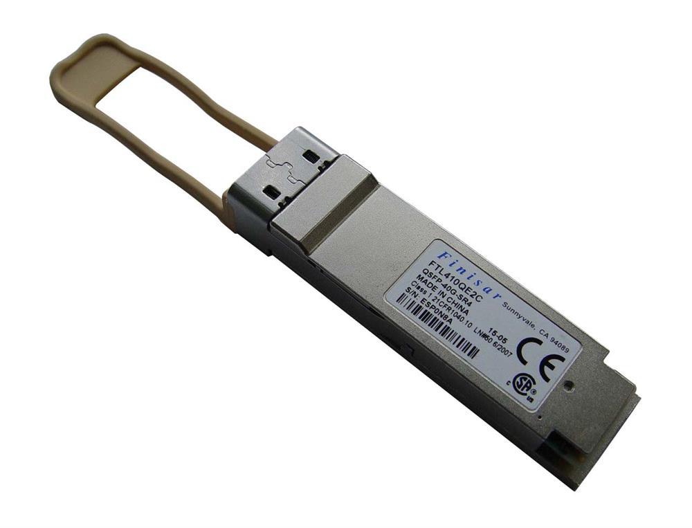 FTL410QE2C-A1 Finisar 40Gbps 40GBase-SR4 Multi-mode Fiber 100m 850nm MPO Connector QSFP+ Transceiver Module