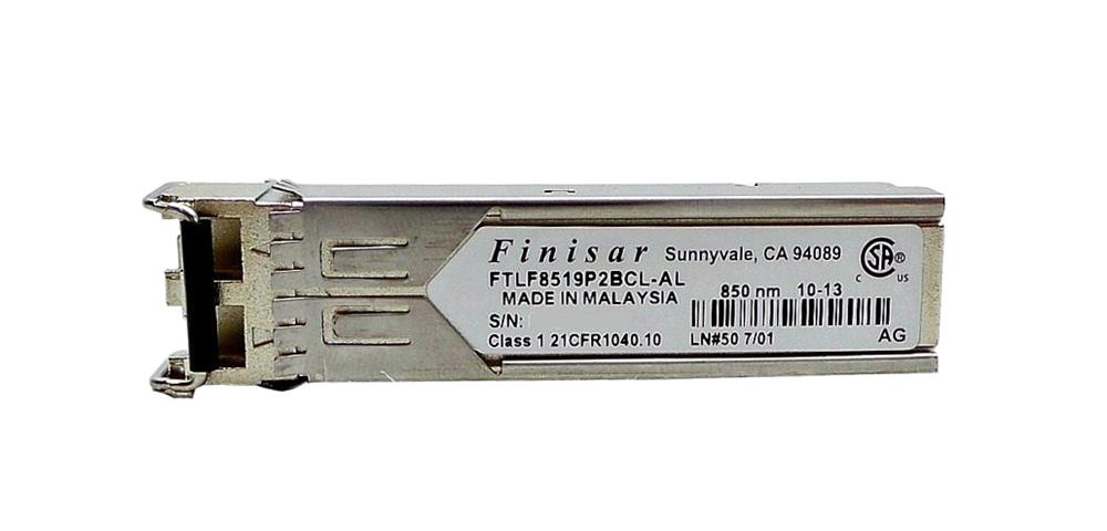 FTLF8519P2BCL-AL Finisar 2Gbps 1000Base-SX Multi-mode Fiber 500m 850nm Duplex LC Connector SFP Transceiver Module