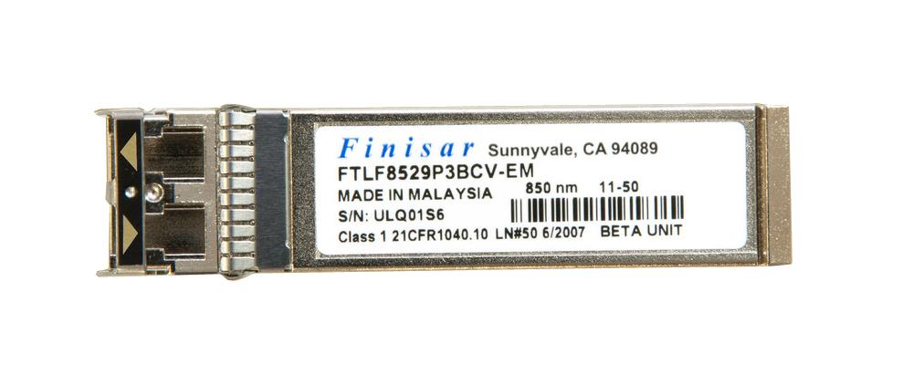 FTLF8529P3BCV-EM Finisar 14.025Gbps Short Wave Multi-mode Fiber 100m 850nm Duplex LC Connector SFP+ Transceiver Module