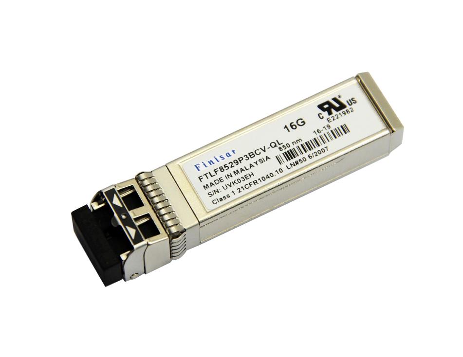 FTLF8529P3BCV-QL Finisar 14.025Gbps Short Wave Multi-mode Fiber 100m 850nm Duplex LC Connector SFP+ Transceiver Module