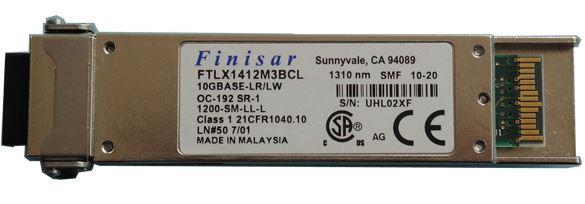 FTLX1412M3BCL Finisar 10Gbps 10GBase-LR/LW Single-mode Fiber 10km 1310nm Duplex LC Connector XFP Transceiver Module