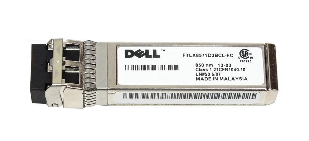 FTLX8571D3BCL-FC-DELL Finisar 10Gbps 10Base-SR Multi-Mode Fiber 850nm LC Connector SFP+ Transceiver Module