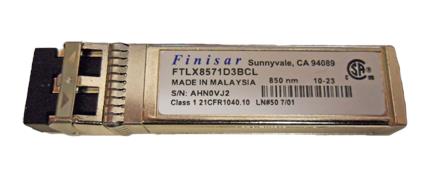 FTLX8571D3BCL-QL Finisar 10Gbps 10GBase-SR Multi-mode Fiber 300m 850nm Duplex LC Connector SFP+ Transceiver Module