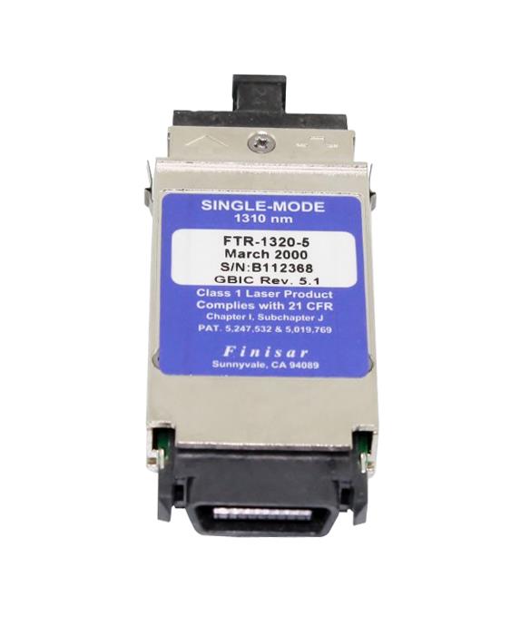 FTR-1320-5 Finisar 1.25Gbps Single-mode Fiber Long Wave 1310nm GBIC Transceiver Module