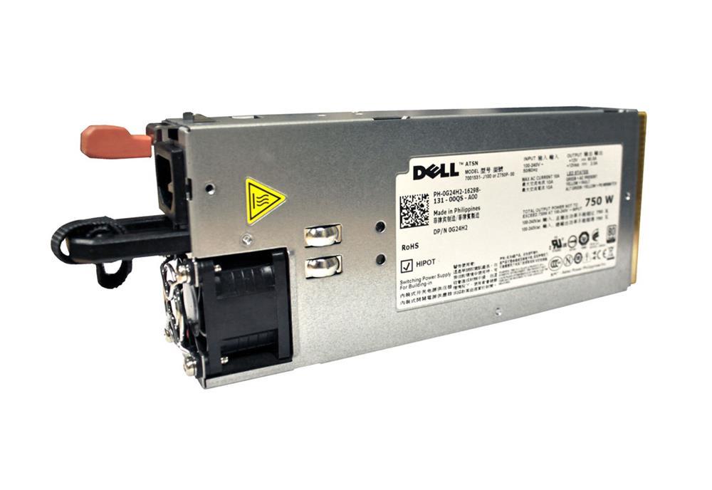 G24H2 Dell 750-Watts Redundant Hot Swap Power Supply for PowerEdge R510