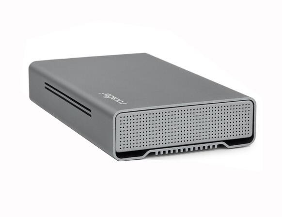 G35117-A1 Rocstor Rocpro D90 14TB USB 3.1 External Hard Drive (Aluminum Gray)