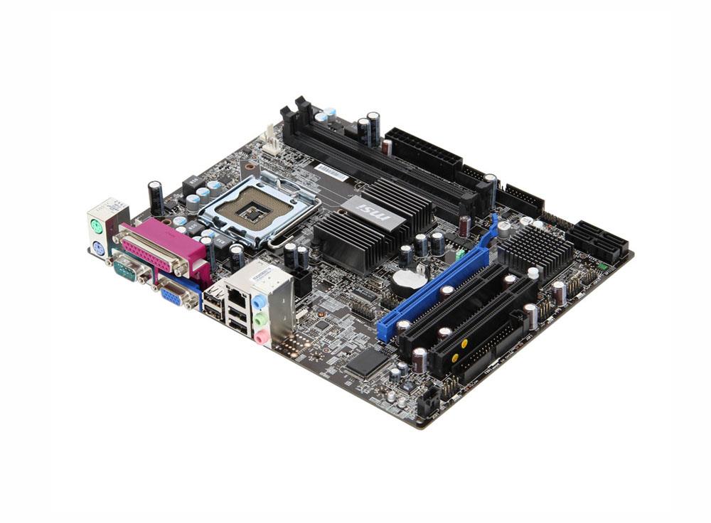 G41MP26X MSI G41M-P26 Socket LGA 775 Intel G41 + ICH7 Chipset Core 2 Quad/ Core 2 Duo Processors Support DDR3 2x DIMM 4x SATA 3.0Gb/s Micro-ATX Motherboard (Refurbished)