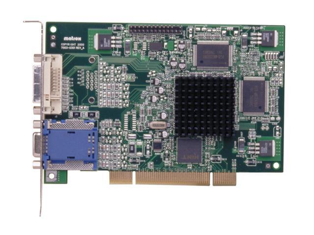 G45FMDVP32DSF Matrox Graphics Mga G450 32MB DDR 32-bit PCI Dvi Video Graphics Card