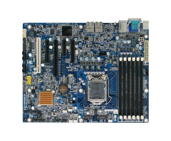 GA-6FXSV2(rev.1.0) Gigabyte Socket LGA 1156 Intel 3420 Chipset Xeon 3400 Series Processors Support DDR3 6x DIMM 6x SATA 3.0Gb/s ATX Server Motherboard (Refurbished) GA-6FXSV2 (rev. 1.0)