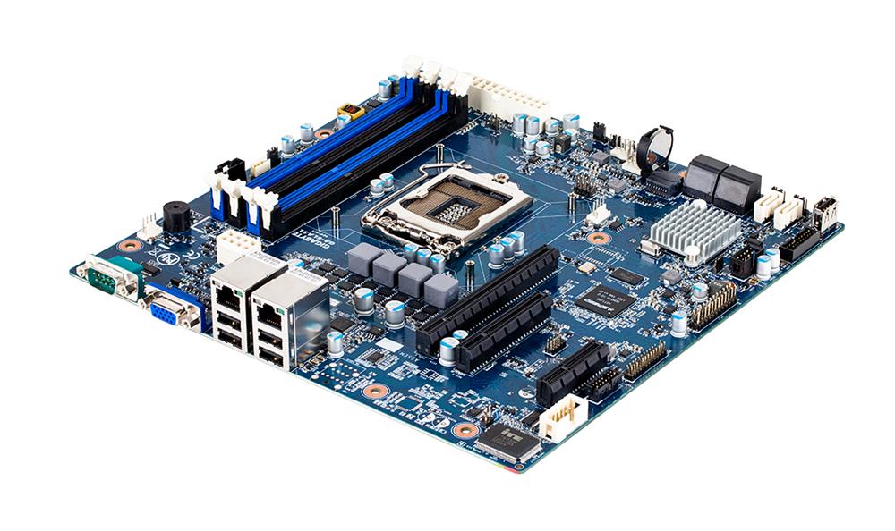 GA-6LASL Gigabyte Socket LGA 1150 Intel C222 Chipset Xeon E3-1200 v3 4th Generation Core i3 Processors Support 4x DIMM 4x SATA 3.0Gb/s Micro-ATX Server Motherboard (Refurbished)