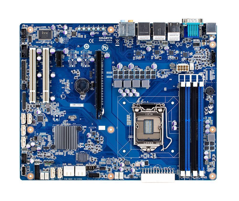 GA-6LXSL(rev.1.0) Gigabyte Socket LGA 1150 Intel H87 Chipset Xeon E3-1200 v3 4th Generation Core Processors Family Support 4x DIMM 10x SATA 6.0Gb/s ATX Server Motherboard (Refurbished) GA-6LXSL (rev. 1.0)