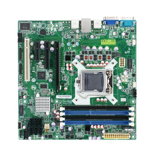 GA-6UASL1 (rev. 1.0) Gigabyte Socket LGA 1155 Intel C202 Chipset Xeon E3-1200/ E3-1200 v2 Processors Support DDR3 4x DIMM 6x SATA 3.0Gb/s Micro-ATX Server Motherboard  (Refurbished)
