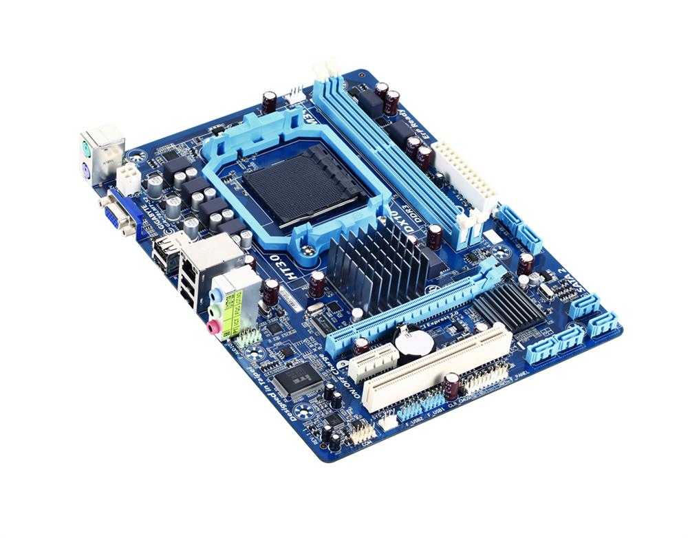 GA-78LMT-S2 Gigabyte Socket AM3+ AMD 760G + SB710 Chipset AMD AM3 Phenom II/ AMD Athlon II Processors Support DDR3 2x DIMM 6x SATA 3.0Gb/s Micro-ATX Motherboard (Refurbished)
