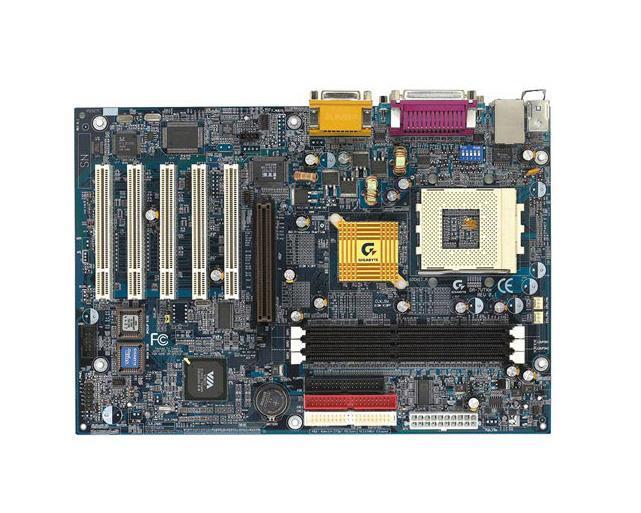 GA-7VTXH+(rev.1.0) Gigabyte Socket A VIA KT266A/VIA VT8233A V-Link Chipset AMD Athlon/ Athlon XP/ Duron 200/2600 MHz FSB Processors Support DDR2 3x DIMM 2x SATA ATX Motherboard (Refurbished) GA-7VTXH+ (rev. 1.0)