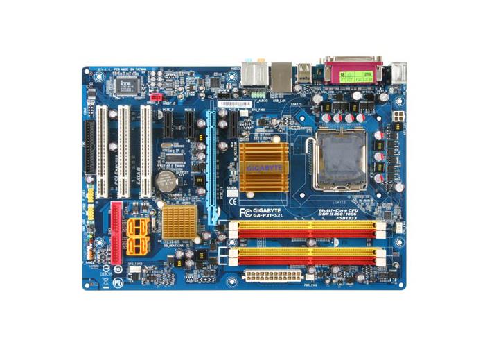 GA-EP31-S3L Gigabyte Socket LGA 775 Intel P31 + ICH7 Chipset Core 2 Extreme/ Core 2 Quad/ Core 2 Duo / Intel Pentium Extreme Edition/ Intel Pentium D/ Intel Pentium 4 Extreme Edition/ Intel Pentium 4/ Celeron Processors Support DDR2 4x DIMM 4x SATA 3.0Gb/s ATX Motherboard (Refurbished)
