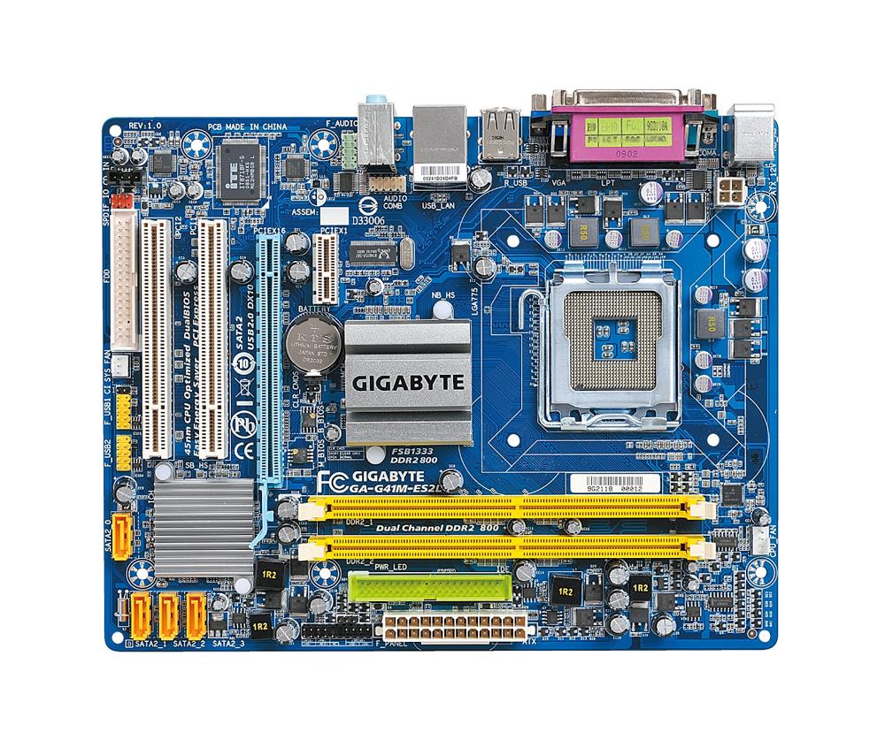 GA-G41M-ES2L Gigabyte Socket LGA775 Intel G41/ICH7 Chipset micro-ATX Motherboard (Refurbished)