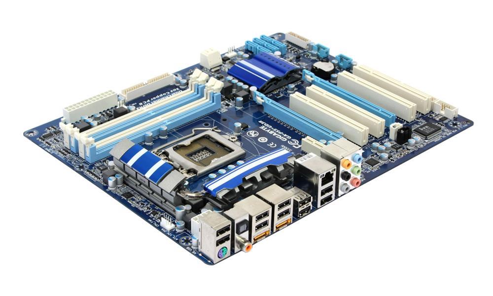 GA-P55-UD3R(rev.1.0) Gigabyte Socket LGA 1156 Intel P55 Express Chipset Core i7 / i5 / i3 Processors Support DDR4 4x DIMM 6x SATA 3.0Gb/s ATX Motherboard (Refurbished) GA-P55-UD3R (rev. 1.0)