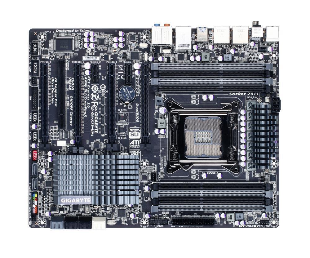 GA-X79-UP4(rev.1.1) Gigabyte Socket LGA 2011 Intel X79 Express Chipset Core i7 Extreme Edition Processors Support DDR4 8x DIMM 6x SATA 6.0Gb/s ATX Motherboard (Refurbished) GA-X79-UP4 (rev. 1.1)