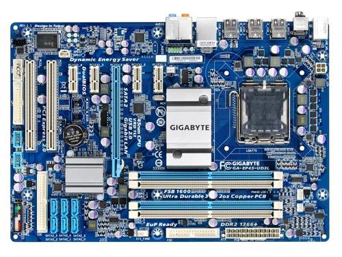 GAEP45DS3R Gigabyte P45/ICH10 Chipset Core 2 Extreme/ Core 2 Quad/ Core 2 Duo/ Pentium Dual Core/ Celeron Processors Support Socket LGA775 ATX Motherboard (Motherboard) (Refurbished)