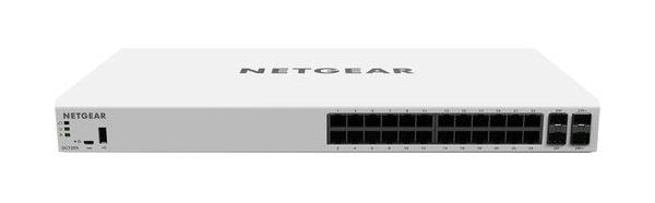GC728X100NAS NetGear 24-Ports 10/100/1000Mbps RJ-45 Manageable Layer3 Desktop Rack-mountable Wall-mountable Gigabit Ethernet Smart Cloud Switch with 2x SFP Ports and 2x SFP+ Uplink Ports (Refurbished)