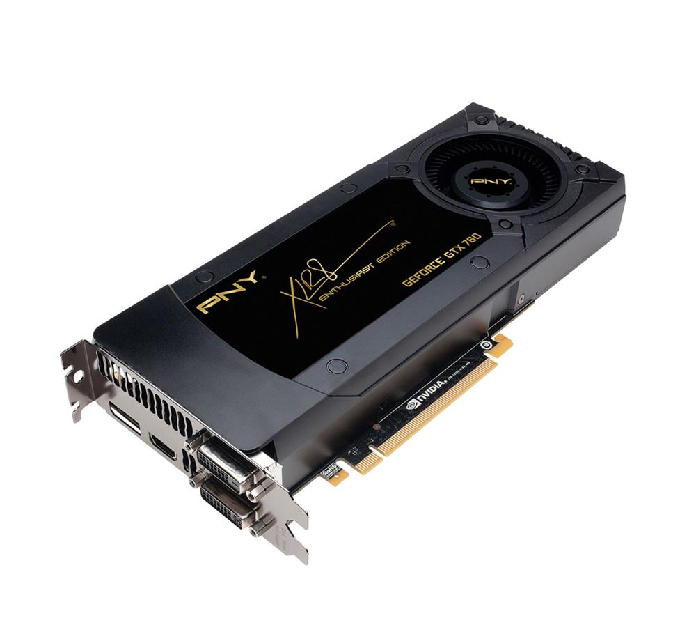 GF760GTX2GEPB PNY GeForce GTX760 2GB PCI Express Video Graphics Card