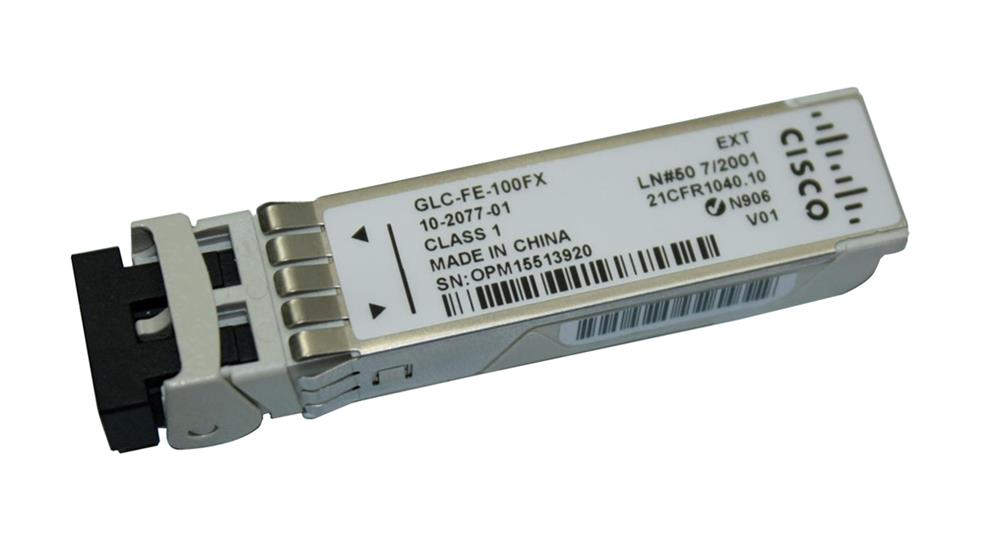 GLC-FE-100FX Cisco 100Mbps 100Base-FX Multi-Mode Fiber 2km 1310nm Duplex LC Connector SFP Transceiver Module