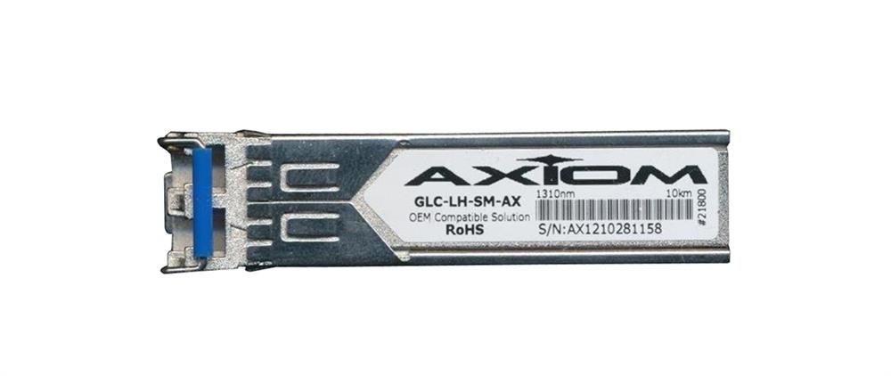 GLC-LH-SM-AX Axiom 1Gbps 1000Base-LX/LH Single-mode Fiber 10km 1310nm Duplex LC Connector SFP Transceiver Module for Cisco Compatible