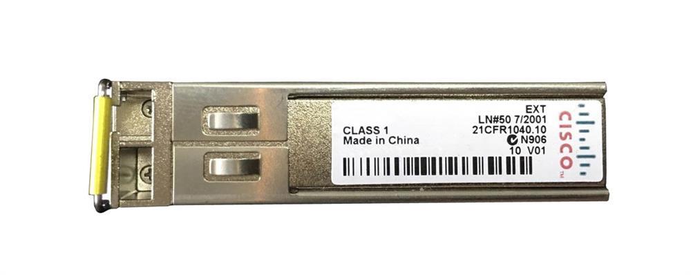 GLCGE100FX39 Cisco 100Mbps 100Base-FX Multi-Mode Fiber 2km 1310nm Duplex LC Connector SFP Transceiver Module (Refurbished)