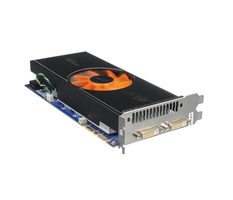 GM98EEGN2F1GQ+0TE6ACA PNY GeForce 9800 GT 1GB 256-Bit DDR3 PCI Express 2.0 x16 Dual-Link DVI/ HDCP Ready/ SLI Support Video Graphics Card