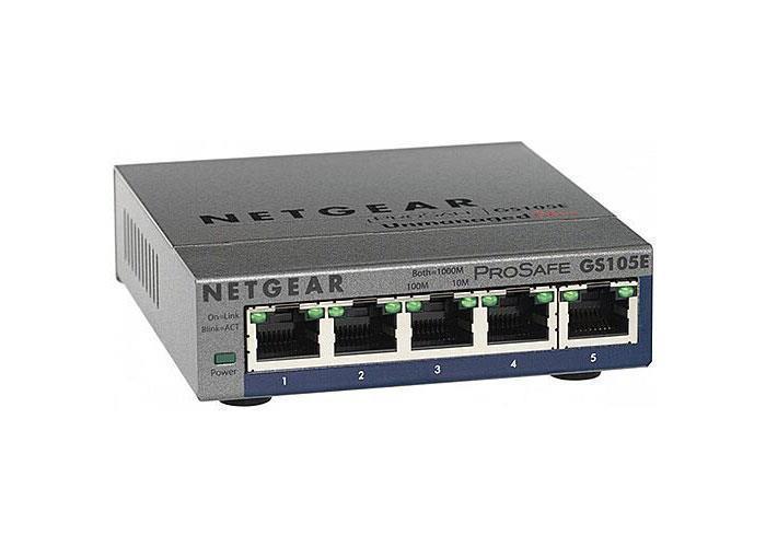 GS105E-200UKS Netgear ProSafe Plus GS105E Ethernet Switch 2 Layer Supported Desktop (Refurbished)