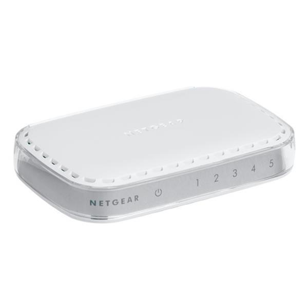 GS605-300PAS Netgear GS605 Ethernet Switch 5 Ports 10/100/1000Base-T 5 x Network 2 Layer Supported 2 Year (Refurbished)