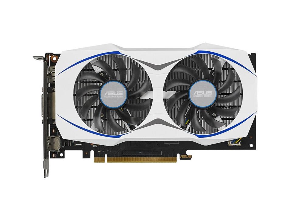 GTX-950-2GD5-OC ASUS NVidia GeForce GTX 950 2GB GDDR5 128-Bit DVI/HDMI/DisplayPort PCI Express 3.0 x16 Video Graphics Card