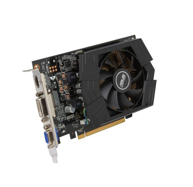 GTX750-PHOC-1GD5-DDO ASUS NVIDIA GeForce GTX 750 1GB GDDR5 128-Bit PCI Express 3.0 DVI/ D-Sub/ HDMI/ HDCP Support Video Graphics Card