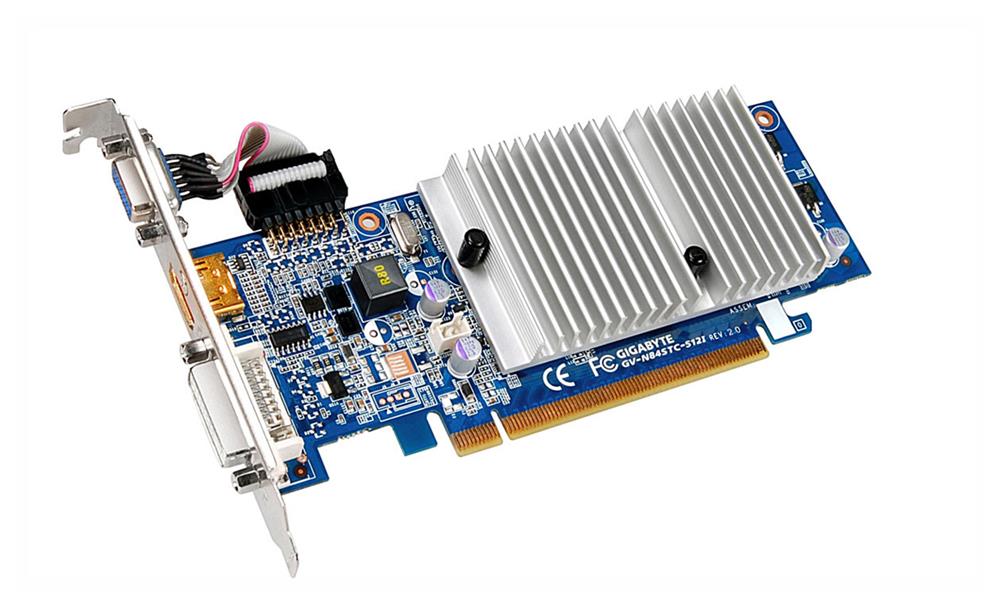GV-N84STC-512I Gigabyte GIGA-BYTEGeForce 8400 GS Graphics Card PCI Express 2.0 512 MB GDDR3 SDRAM