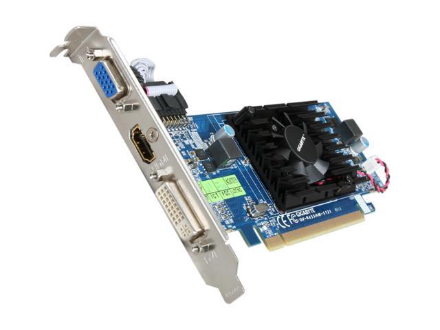 GV-R455HM-512I Gigabyte GIGA-BYTERadeon HD 4550 Graphics Card PCI Express 2.0 512 MB GDDR3 SDRAM CrossFireX