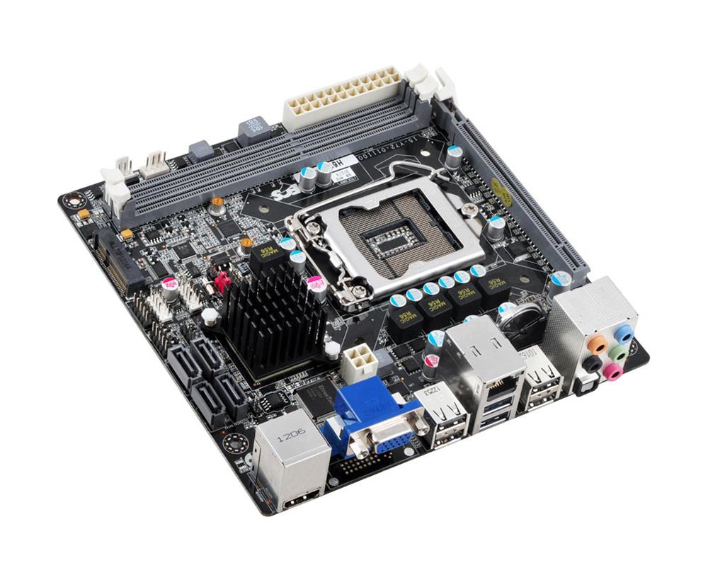 H61H2I ECS Motherboard H61h2-i LGA1155 2xdual-channel DDR3 1600 Mini-itx   (Refurbished)