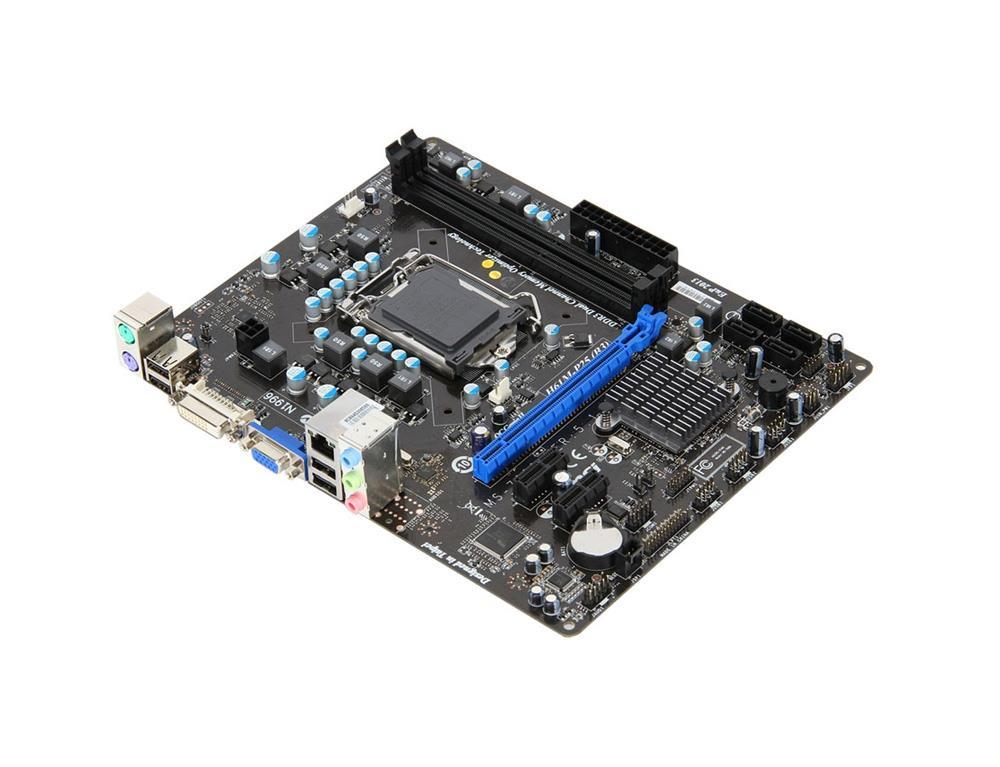 H61M-P25-B3 MSI H61M-P25 (B3) Socket LGA 1155 Intel H61 Chipset Core i7 Processors Support DDR3 2x DIMM 4x SATA 3.0Gb/s Micro-ATX motherboard (Refurbished)