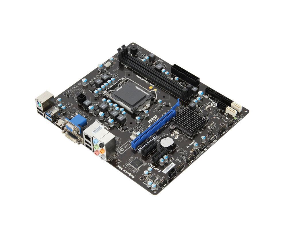 H61MA-E35 MSI (B3) Socket LGA 1155 Intel H61 Chipset Core i7 / i5 / i3 Processors Support DDR3 2x DIMM 2x SATA 6.0Gb/s Micro-ATX Motherboard (Refurbished)