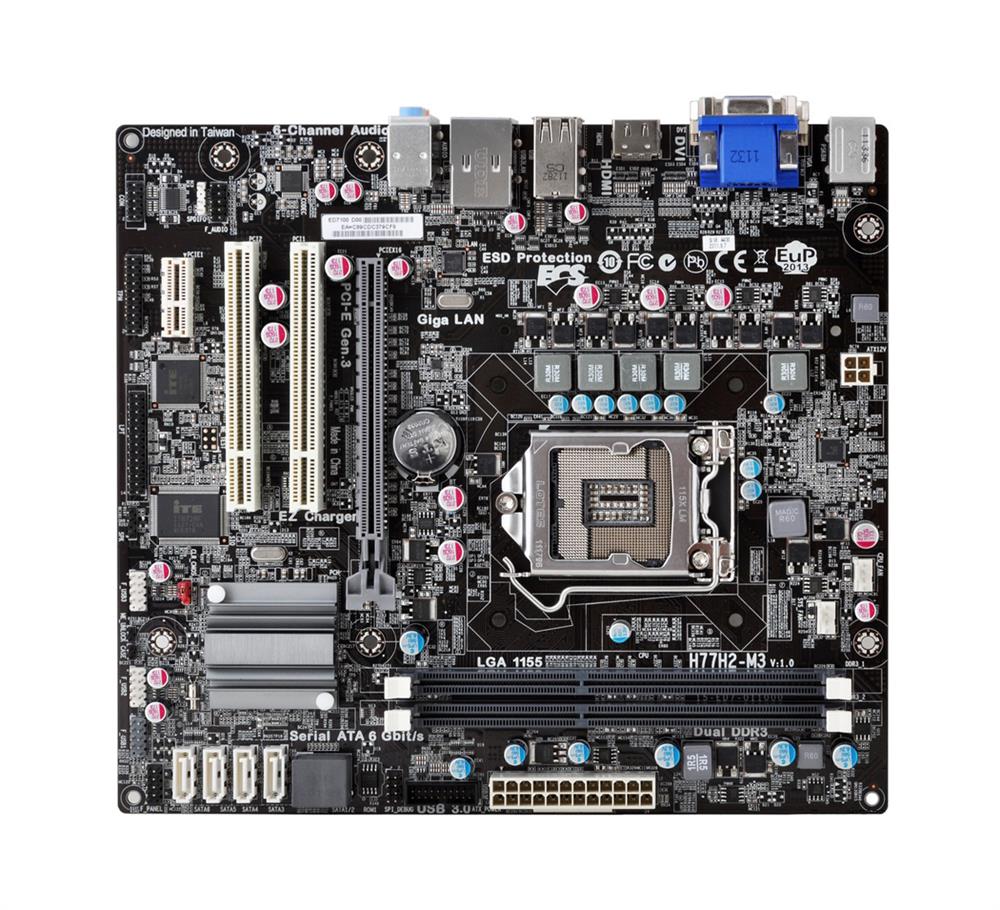 H77H2-M3 Elite Screens Ecs Motherboard Intel Core i3 H77 LGA1155 DDR3 PCi-expr (Refurbished)