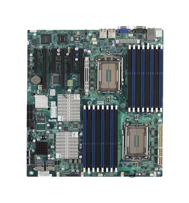 H8DGI-O SuperMicro Socket G34 AMD SR5690 + SP5100 Chipset AMD Opteron 6000 Series Processors Support DDR3 16x DIMM 6x SATA2 3.0Gb/s Extended-ATX Motherboard (Refurbished)