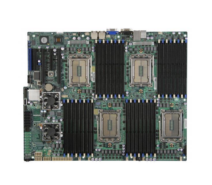 H8QGI+-F-O SuperMicro Socket G34 AMD SR5690 + SP5100 Chipset AMD Opteron 6000 Series Processors Support DDR3 32x DIMM 6x SATA2 3.0Gb/s SWTX Server Motherboard (Refurbished)