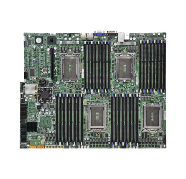 H8QGI-F-TD12 SuperMicro Socket G34 AMD SR5690 + SP5100 Chipset AMD Opteron 6000 Series Processors Support DDR3 32x DIMM 6x SATA2 3.0Gb/s SWTX Server Motherboard (Refurbished)