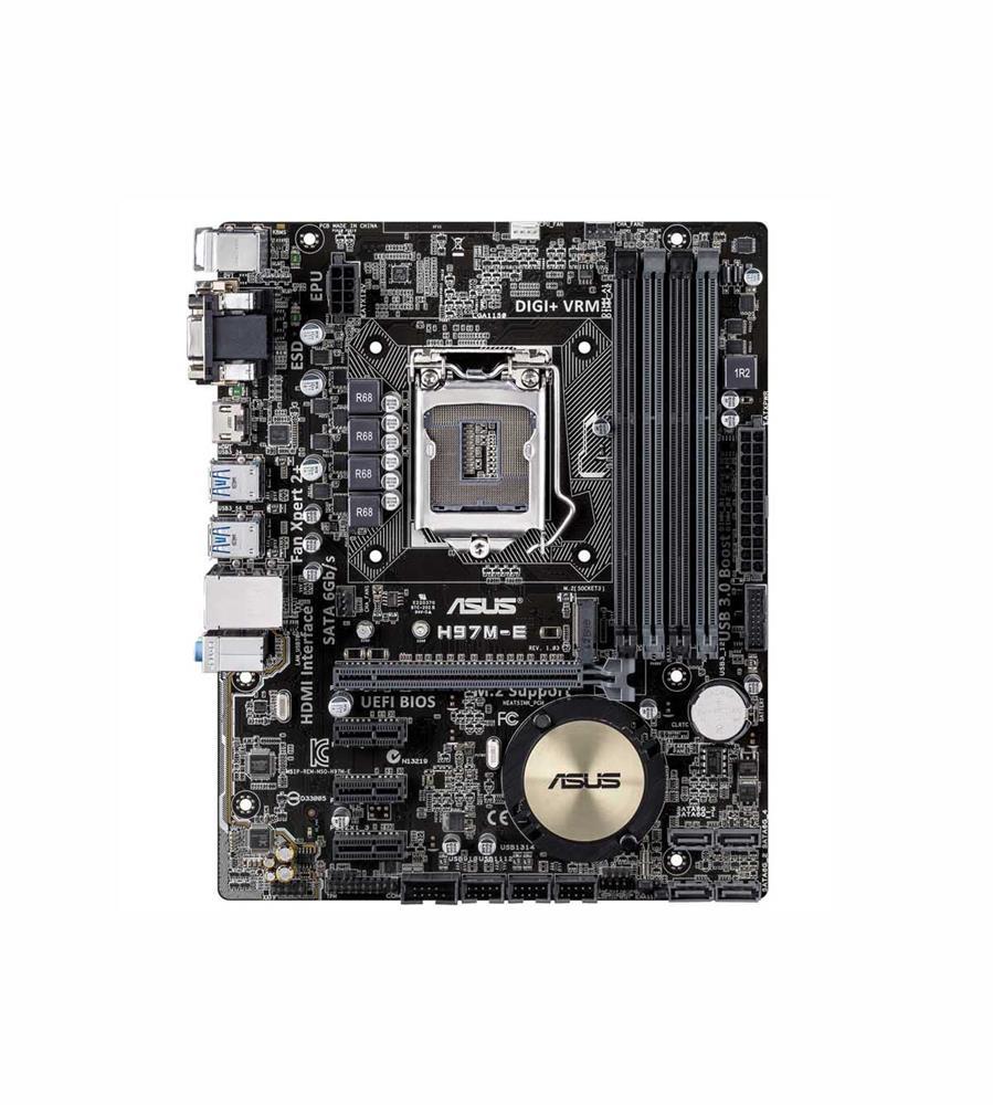 H97M-E/CSM ASUS Socket LGA1150 Intel H97 Chipset micro-ATX Motherboard (Refurbished)