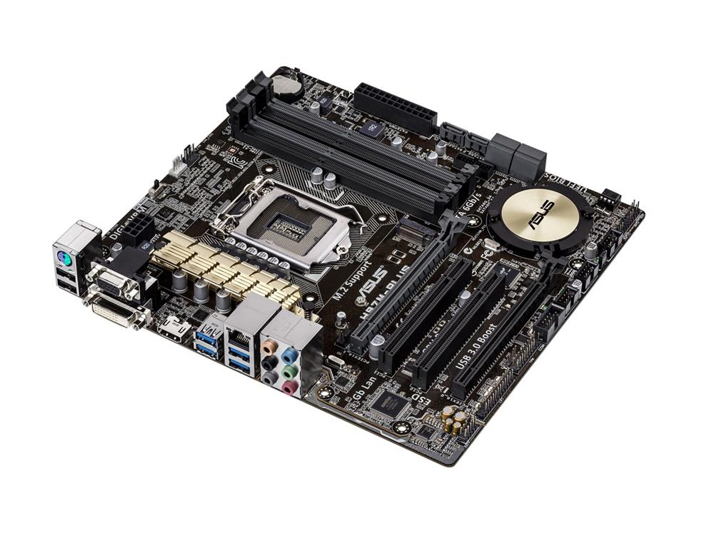 H97M-PLUS-A1 ASUS H97M-PLUS Socket LGA1150 Intel H97 Chipset micro-ATX Motherboard (Refurbished)