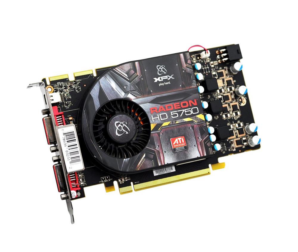 HD-575X-ZMF3 XFX Radeon HD 5750 1GB GDDR5 128-Bit mini DisplayPort/ 2x DVI PCI Express 2.1 x16 Video Graphics Card