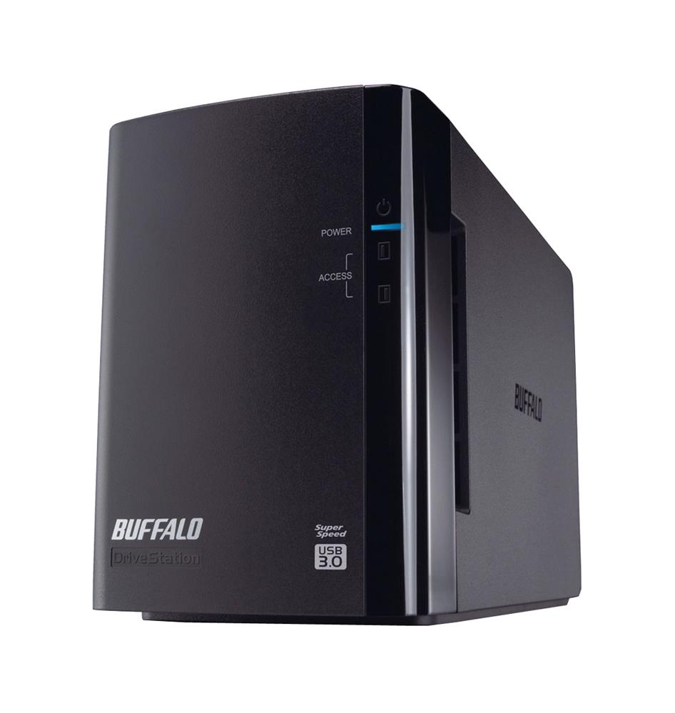 HD-WL6TU3R1-EB Buffalo Drivestation Duo 6TB Usb 3.0 2x 3TB HDD Raid 0/1 (Refurbished)