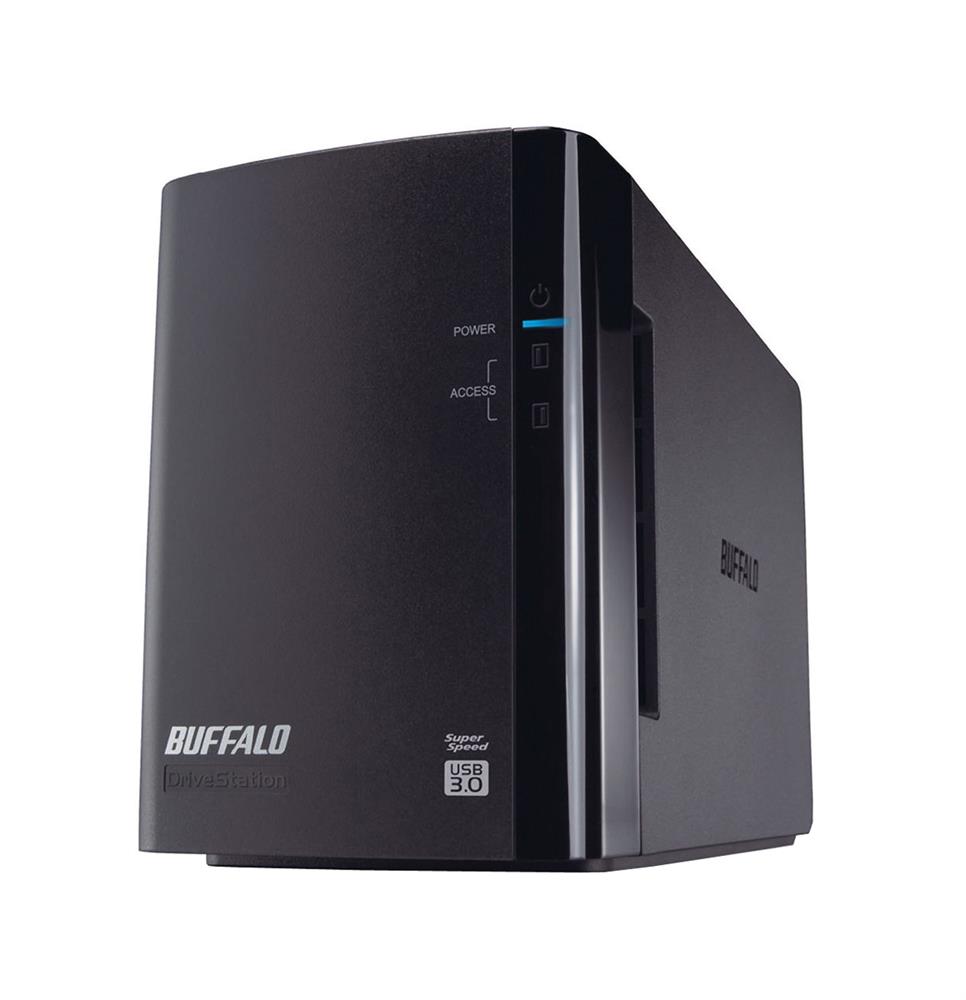 HD-WL8TU3R1-EB Buffalo Drivestation Duo Usb 3.0 Hard Drive Array (Refurbished)