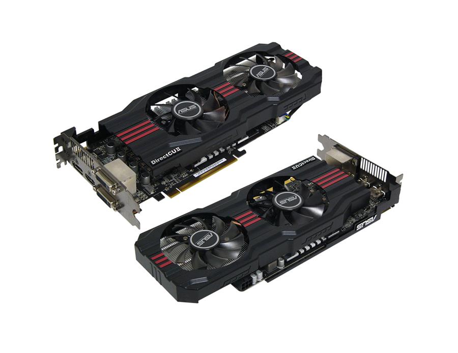 HD7850-DC2-2GD5 ASUS AMD Radeon HD 7850 2GB GDDR5 256-Bit HDMI / Mini DisplayPort / Dual DVI / D-Sub / HDCP PCI-Express 3.0 Video Graphics Card