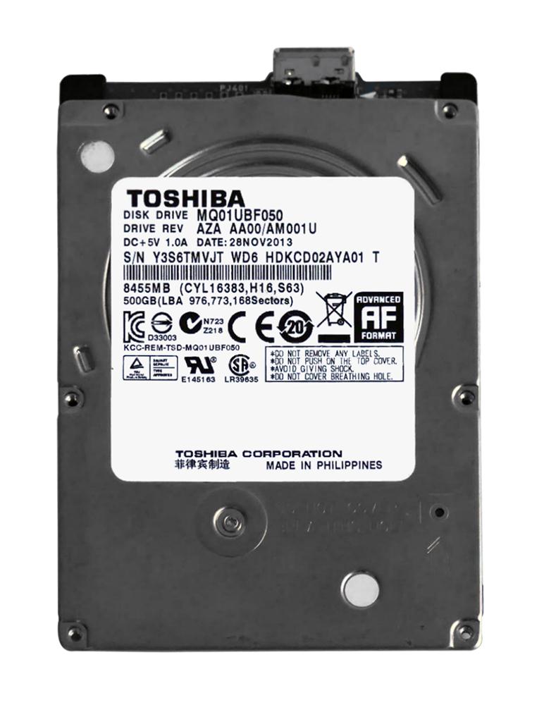 HDKCD02AYA01 Toshiba 500GB 5400RPM USB 3.0 8MB Cache 2.5-inch Internal Hard Drive